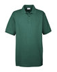 UltraClub Men's Basic Piqu Polo forest green OFFront