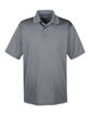 UltraClub Men's Cool & Dry 8-Star Elite Performance Interlock Polo CHARCOAL OFFront