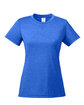 UltraClub Ladies'  Cool & Dry Heathered Performance T-Shirt royal heather OFFront