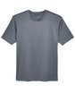 UltraClub Men's Cool & Dry Basic Performance T-Shirt charcoal FlatFront