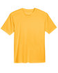 UltraClub Men's Cool & Dry Basic Performance T-Shirt GOLD FlatFront