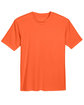 UltraClub Men's Cool & Dry Basic Performance T-Shirt bright orange FlatFront