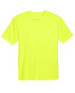 UltraClub Men's Cool & Dry Basic Performance T-Shirt bright yellow FlatFront