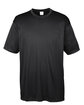 UltraClub Men's Cool & Dry Basic Performance T-Shirt BLACK OFFront
