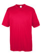 UltraClub Men's Cool & Dry Basic Performance T-Shirt red OFFront