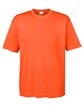 UltraClub Men's Cool & Dry Basic Performance T-Shirt bright orange OFFront