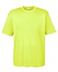 UltraClub Men's Cool & Dry Basic Performance T-Shirt BRIGHT YELLOW OFFront