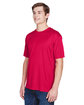 UltraClub Men's Cool & Dry Basic Performance T-Shirt RED ModelQrt
