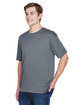 UltraClub Men's Cool & Dry Basic Performance T-Shirt CHARCOAL ModelQrt