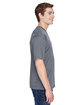 UltraClub Men's Cool & Dry Basic Performance T-Shirt charcoal ModelSide