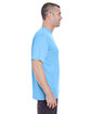 UltraClub Men's Cool & Dry Basic Performance T-Shirt columbia blue ModelSide