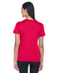 UltraClub Ladies' Cool & Dry Basic Performance T-Shirt red ModelBack