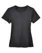 UltraClub Ladies' Cool & Dry Basic Performance T-Shirt black FlatFront