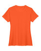 UltraClub Ladies' Cool & Dry Basic Performance T-Shirt bright orange FlatFront