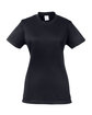UltraClub Ladies' Cool & Dry Basic Performance T-Shirt black OFFront