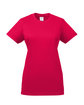 UltraClub Ladies' Cool & Dry Basic Performance T-Shirt red OFFront