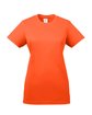 UltraClub Ladies' Cool & Dry Basic Performance T-Shirt bright orange OFFront