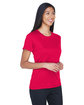 UltraClub Ladies' Cool & Dry Basic Performance T-Shirt red ModelQrt