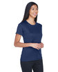 UltraClub Ladies' Cool & Dry Basic Performance T-Shirt navy ModelQrt