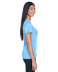 UltraClub Ladies' Cool & Dry Basic Performance T-Shirt columbia blue ModelSide