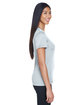UltraClub Ladies' Cool & Dry Basic Performance T-Shirt grey ModelSide