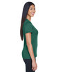 UltraClub Ladies' Cool & Dry Basic Performance T-Shirt forest green ModelSide