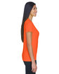 UltraClub Ladies' Cool & Dry Basic Performance T-Shirt bright orange ModelSide