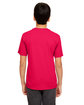 UltraClub Youth Cool & Dry Basic Performance T-Shirt red ModelBack