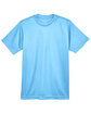 UltraClub Youth Cool & Dry Basic Performance T-Shirt columbia blue FlatFront