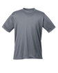 UltraClub Youth Cool & Dry Basic Performance T-Shirt charcoal OFFront