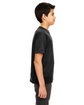 UltraClub Youth Cool & Dry Basic Performance T-Shirt black ModelSide