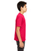 UltraClub Youth Cool & Dry Basic Performance T-Shirt red ModelSide