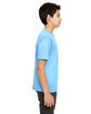 UltraClub Youth Cool & Dry Basic Performance T-Shirt columbia blue ModelSide