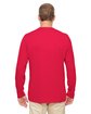 UltraClub Men's Cool & Dry Performance Long-Sleeve Top RED ModelBack