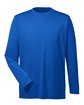 UltraClub Men's Cool & Dry Performance Long-Sleeve Top ROYAL OFFront
