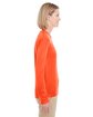 UltraClub Ladies' Cool & Dry Performance Long-Sleeve Top bright orange ModelSide