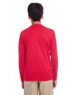 UltraClub Youth Cool & Dry Performance Long-Sleeve Top red ModelBack