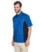 North End Men's Fuse Colorblock Twill Shirt true royal/ blk ModelQrt