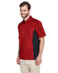 North End Men's Fuse Colorblock Twill Shirt classic red/ blk ModelQrt