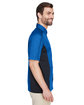 North End Men's Fuse Colorblock Twill Shirt true royal/ blk ModelSide