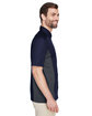 North End Men's Fuse Colorblock Twill Shirt clasc navy/ crbn ModelSide