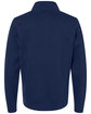 J America Unisex Heavyweight Quarter-Zip Sweatshirt true navy ModelBack