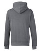 J America Unisex Pigment Dyed Fleece Hooded Sweatshirt lead OFBack