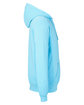 J America Unisex Pigment Dyed Fleece Hooded Sweatshirt capri OFSide