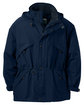 North End Adult 3-in-1 Parka with Dobby Trim midnight navy OFFront
