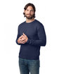 Alternative Unisex Eco-Cozy Fleece  Sweatshirt midnight navy ModelQrt