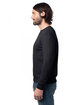 Alternative Unisex Eco-Cozy Fleece  Sweatshirt BLACK ModelSide