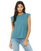 Bella + Canvas Ladies' Flowy Muscle T-Shirt with Rolled Cuff  