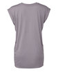 Bella + Canvas Ladies' Flowy Muscle T-Shirt with Rolled Cuff storm OFBack