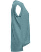 Bella + Canvas Ladies' Flowy Muscle T-Shirt with Rolled Cuff hthr deep teal OFSide